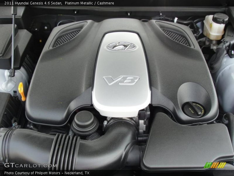  2011 Genesis 4.6 Sedan Engine - 4.6 Liter DOHC 32-Valve CVVT V8