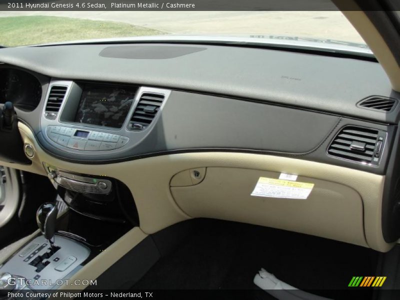 Platinum Metallic / Cashmere 2011 Hyundai Genesis 4.6 Sedan