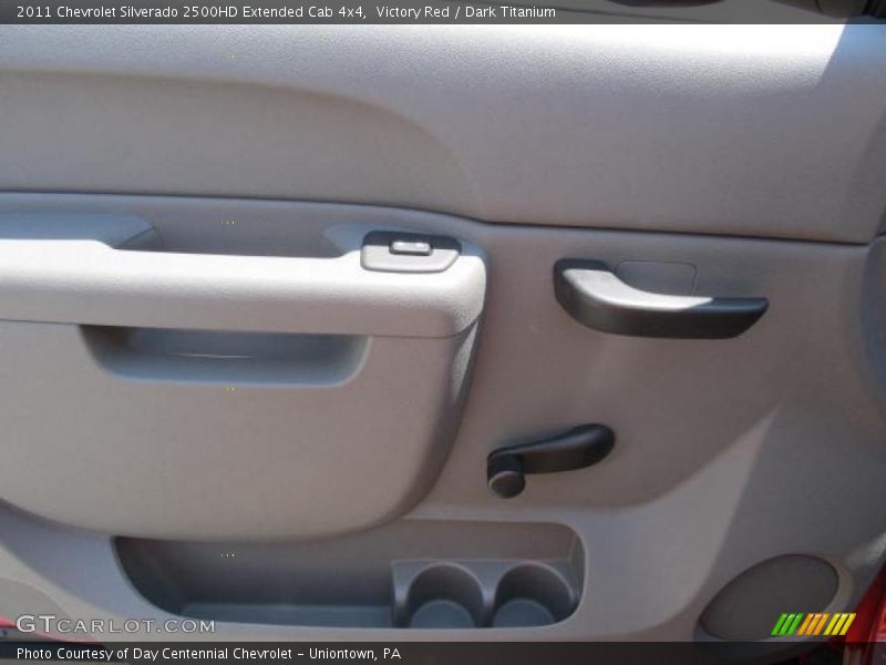 Victory Red / Dark Titanium 2011 Chevrolet Silverado 2500HD Extended Cab 4x4