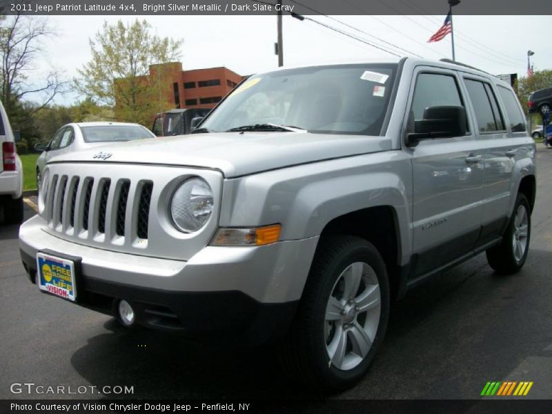 Bright Silver Metallic / Dark Slate Gray 2011 Jeep Patriot Latitude 4x4