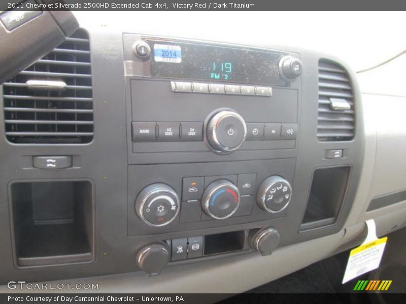 Victory Red / Dark Titanium 2011 Chevrolet Silverado 2500HD Extended Cab 4x4