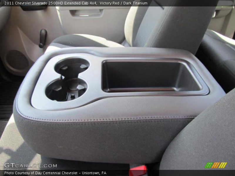 Victory Red / Dark Titanium 2011 Chevrolet Silverado 2500HD Extended Cab 4x4