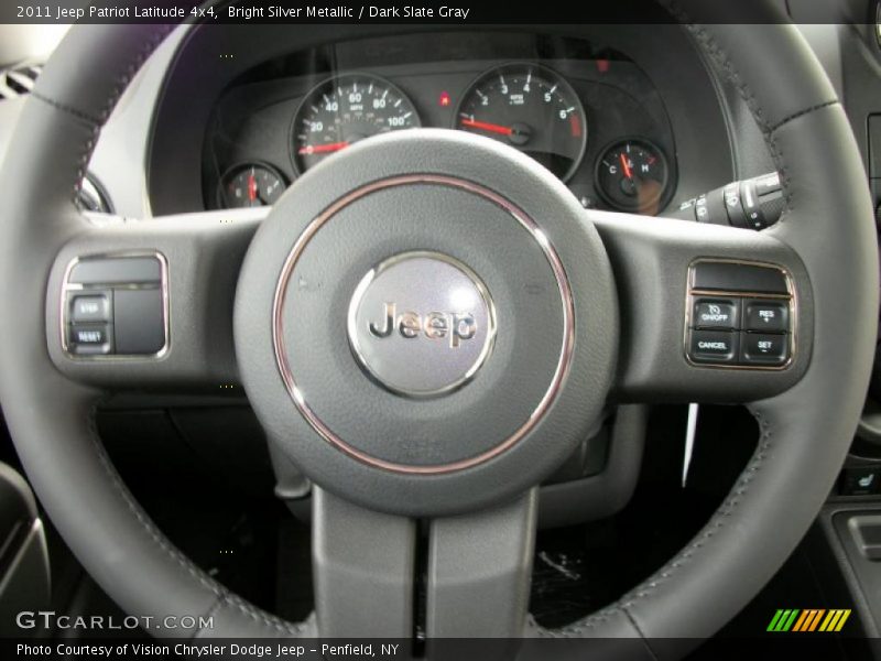 Bright Silver Metallic / Dark Slate Gray 2011 Jeep Patriot Latitude 4x4