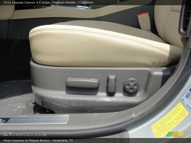 Platinum Metallic / Cashmere 2011 Hyundai Genesis 4.6 Sedan