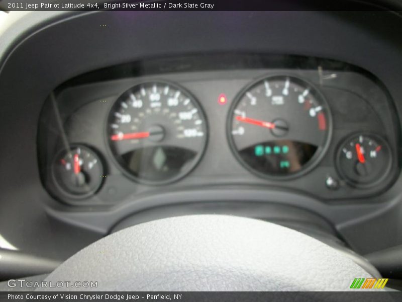 Bright Silver Metallic / Dark Slate Gray 2011 Jeep Patriot Latitude 4x4