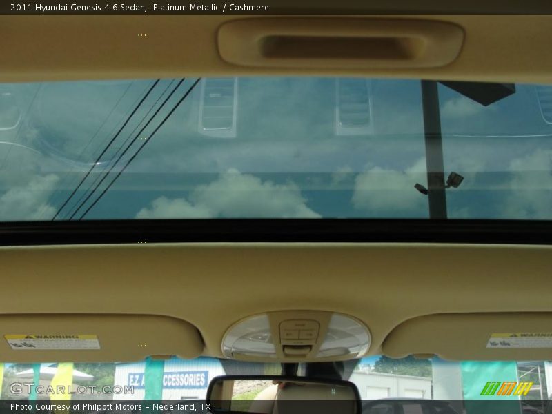 Platinum Metallic / Cashmere 2011 Hyundai Genesis 4.6 Sedan