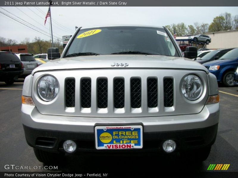 Bright Silver Metallic / Dark Slate Gray 2011 Jeep Patriot Latitude 4x4