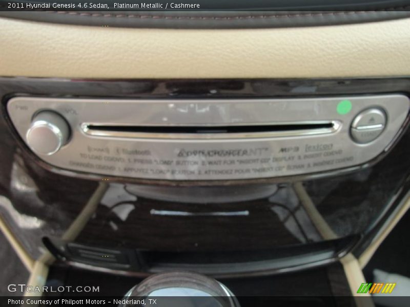 Platinum Metallic / Cashmere 2011 Hyundai Genesis 4.6 Sedan