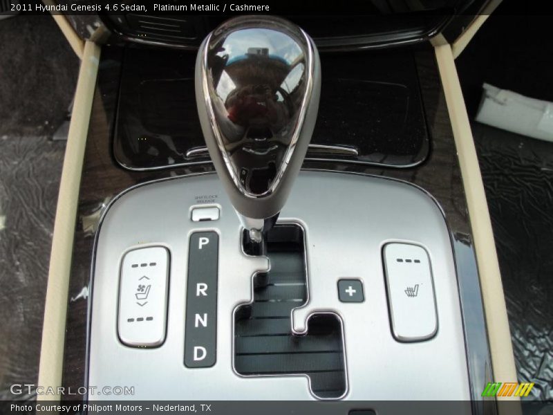  2011 Genesis 4.6 Sedan 6 Speed Shiftronic Automatic Shifter