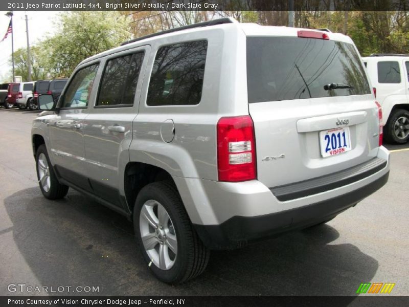 Bright Silver Metallic / Dark Slate Gray 2011 Jeep Patriot Latitude 4x4