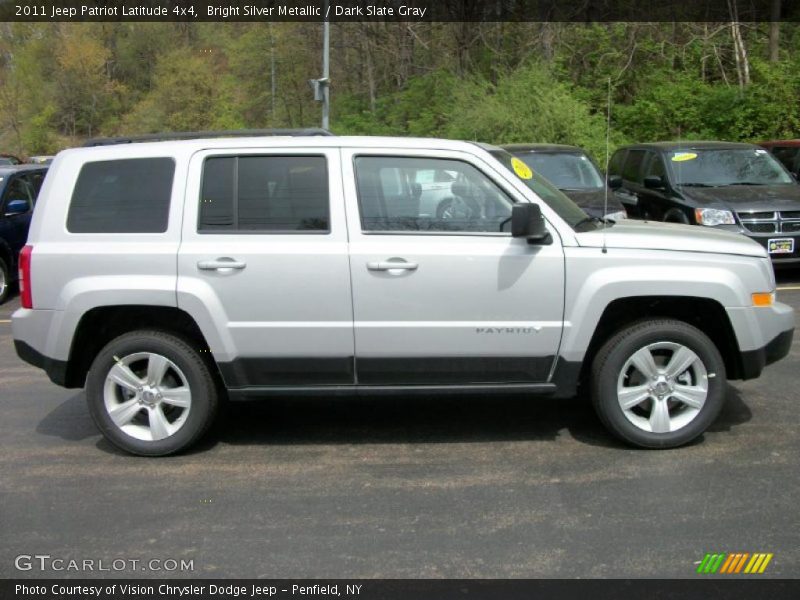 Bright Silver Metallic / Dark Slate Gray 2011 Jeep Patriot Latitude 4x4