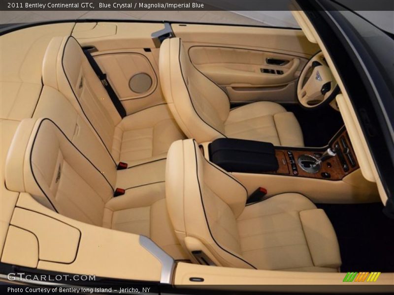  2011 Continental GTC  Magnolia/Imperial Blue Interior