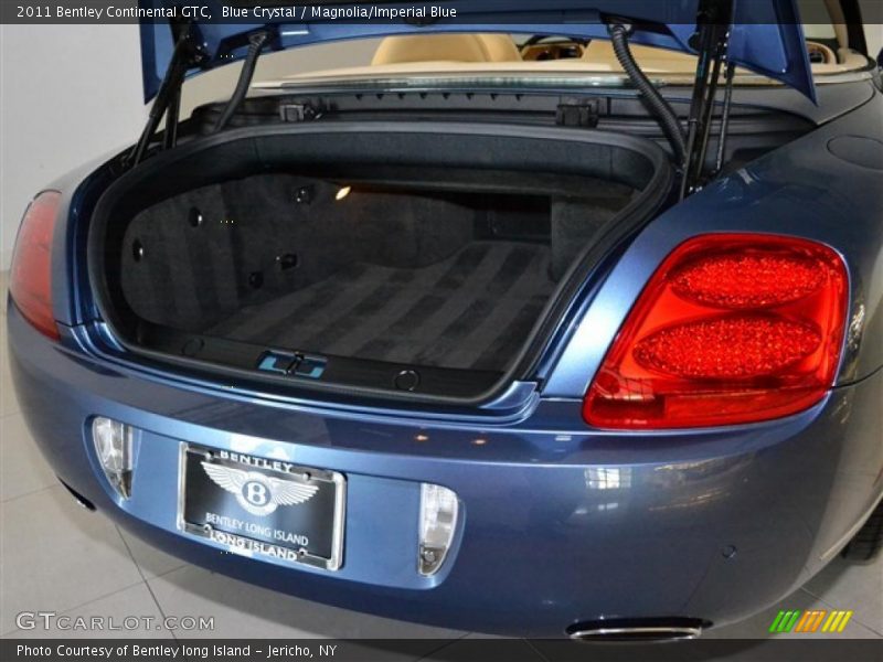 Blue Crystal / Magnolia/Imperial Blue 2011 Bentley Continental GTC