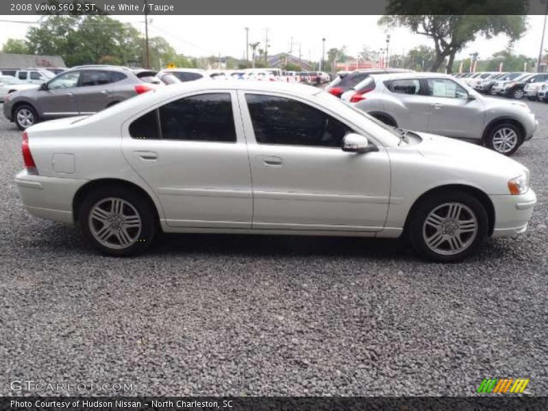 Ice White / Taupe 2008 Volvo S60 2.5T