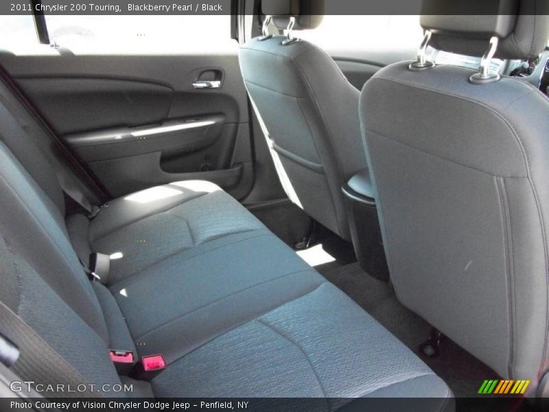 Blackberry Pearl / Black 2011 Chrysler 200 Touring