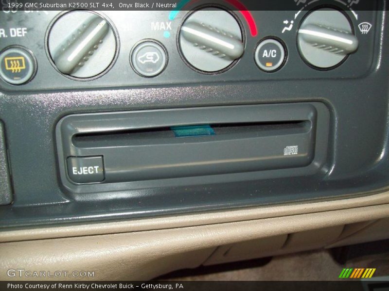 Controls of 1999 Suburban K2500 SLT 4x4