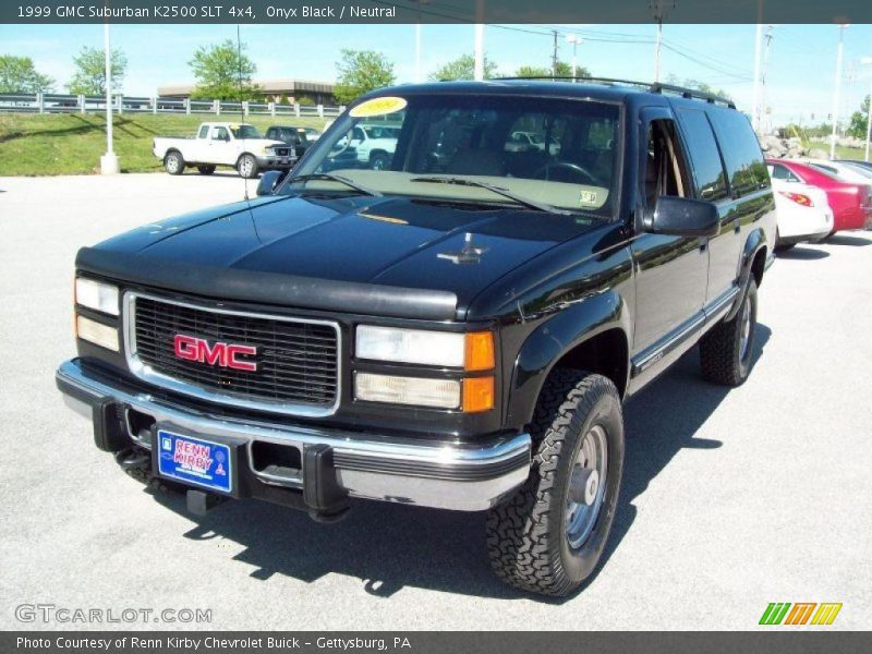 Onyx Black / Neutral 1999 GMC Suburban K2500 SLT 4x4