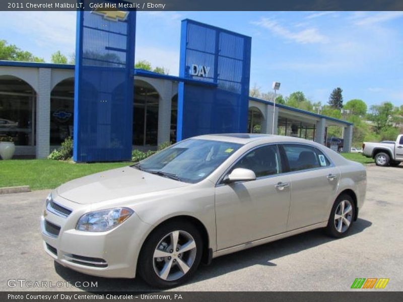 Gold Mist Metallic / Ebony 2011 Chevrolet Malibu LT
