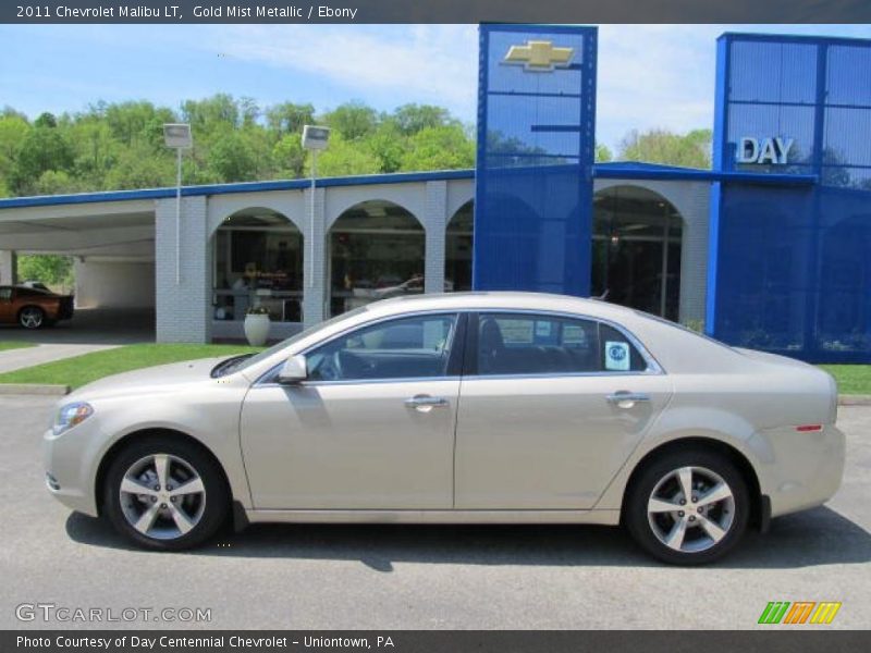 Gold Mist Metallic / Ebony 2011 Chevrolet Malibu LT