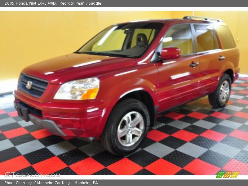 Redrock Pearl / Saddle 2005 Honda Pilot EX-L 4WD