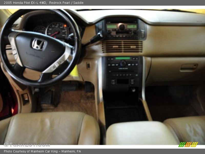 Redrock Pearl / Saddle 2005 Honda Pilot EX-L 4WD