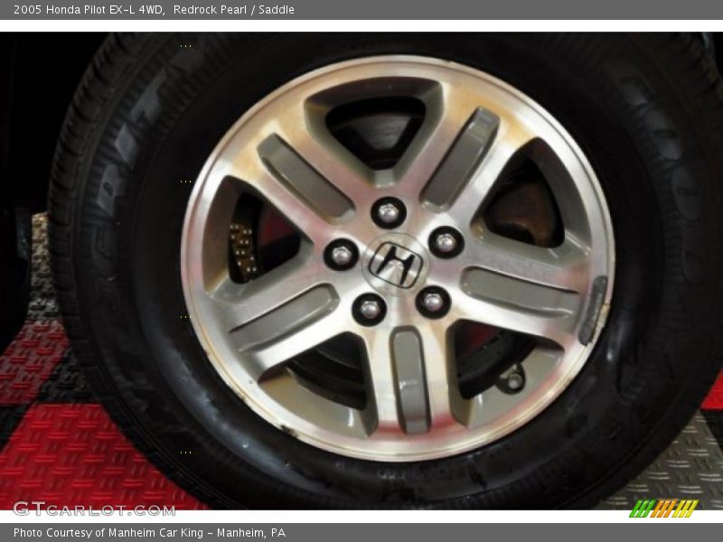 Redrock Pearl / Saddle 2005 Honda Pilot EX-L 4WD