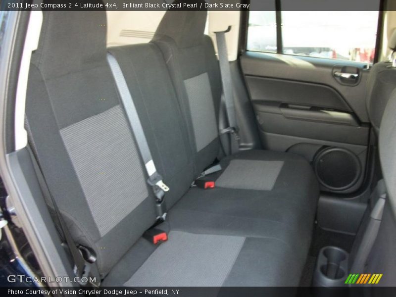 Brilliant Black Crystal Pearl / Dark Slate Gray 2011 Jeep Compass 2.4 Latitude 4x4