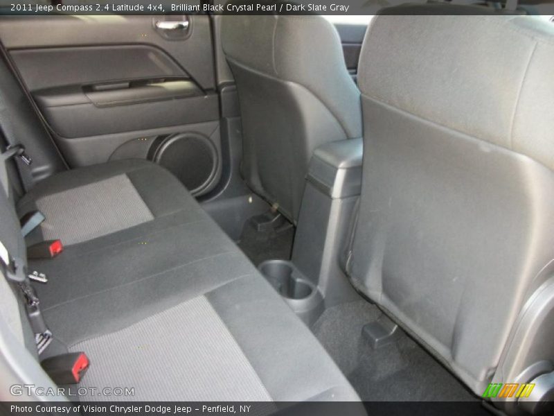 Brilliant Black Crystal Pearl / Dark Slate Gray 2011 Jeep Compass 2.4 Latitude 4x4