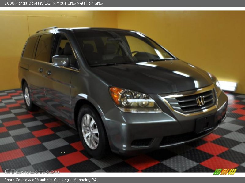 Nimbus Gray Metallic / Gray 2008 Honda Odyssey EX