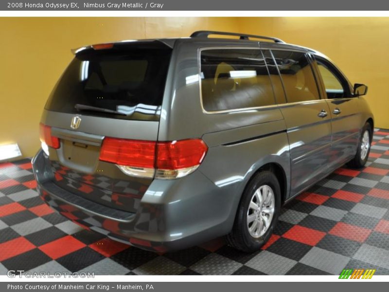 Nimbus Gray Metallic / Gray 2008 Honda Odyssey EX