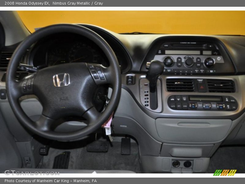 Nimbus Gray Metallic / Gray 2008 Honda Odyssey EX