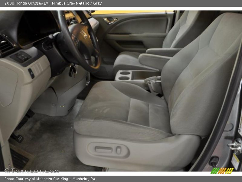 Nimbus Gray Metallic / Gray 2008 Honda Odyssey EX