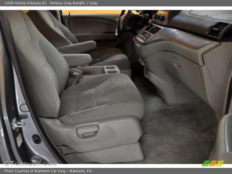 Nimbus Gray Metallic / Gray 2008 Honda Odyssey EX