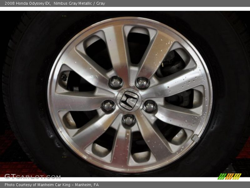 Nimbus Gray Metallic / Gray 2008 Honda Odyssey EX