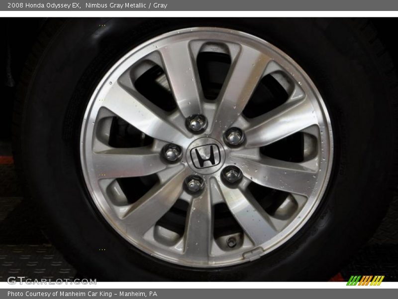 Nimbus Gray Metallic / Gray 2008 Honda Odyssey EX