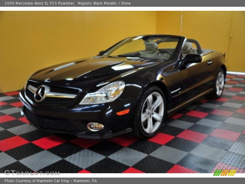 Front 3/4 View of 2009 SL 550 Roadster