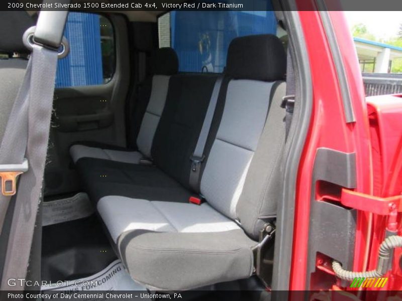Victory Red / Dark Titanium 2009 Chevrolet Silverado 1500 Extended Cab 4x4