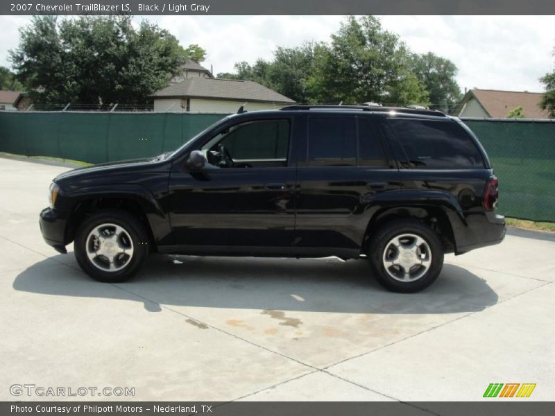 Black / Light Gray 2007 Chevrolet TrailBlazer LS