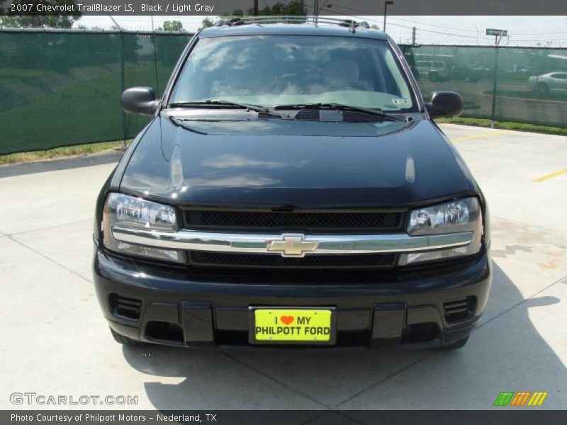 Black / Light Gray 2007 Chevrolet TrailBlazer LS
