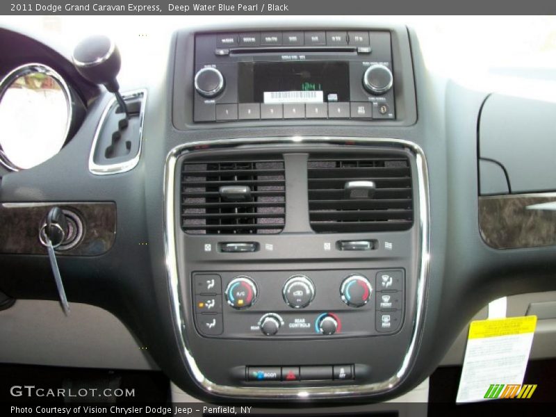 Deep Water Blue Pearl / Black 2011 Dodge Grand Caravan Express