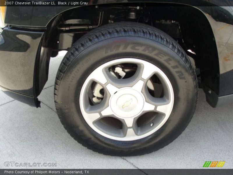 Black / Light Gray 2007 Chevrolet TrailBlazer LS