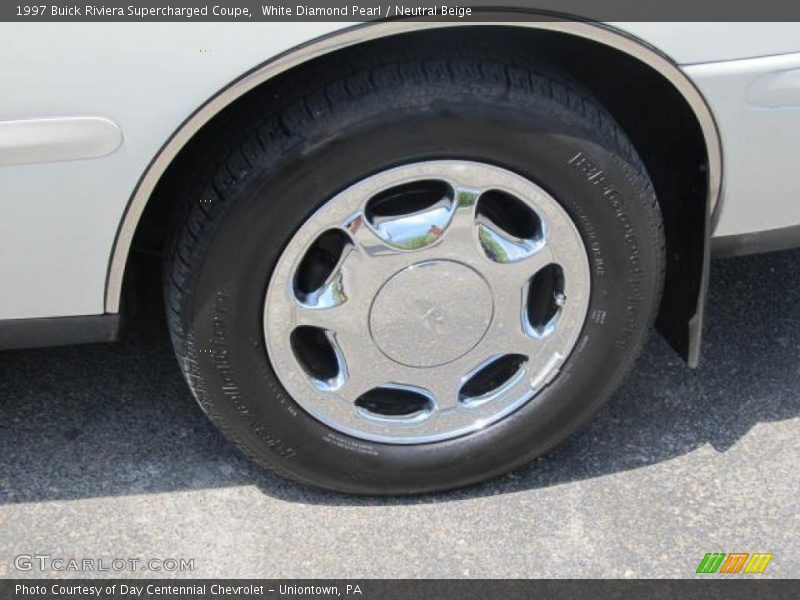 White Diamond Pearl / Neutral Beige 1997 Buick Riviera Supercharged Coupe