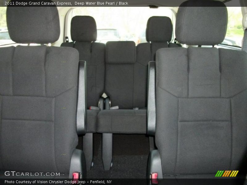 Deep Water Blue Pearl / Black 2011 Dodge Grand Caravan Express