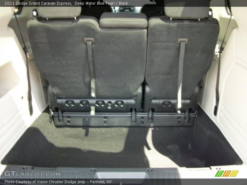 Deep Water Blue Pearl / Black 2011 Dodge Grand Caravan Express