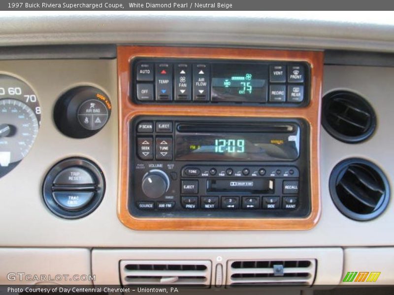 Controls of 1997 Riviera Supercharged Coupe