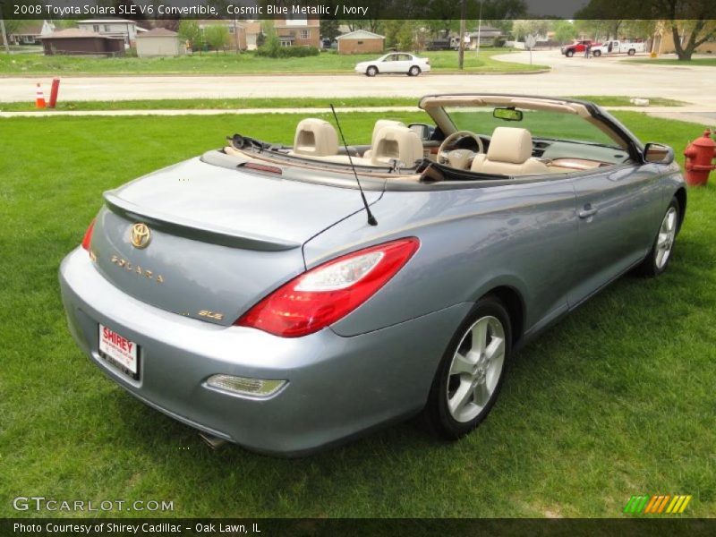 Cosmic Blue Metallic / Ivory 2008 Toyota Solara SLE V6 Convertible