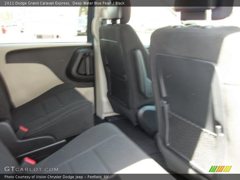 Deep Water Blue Pearl / Black 2011 Dodge Grand Caravan Express