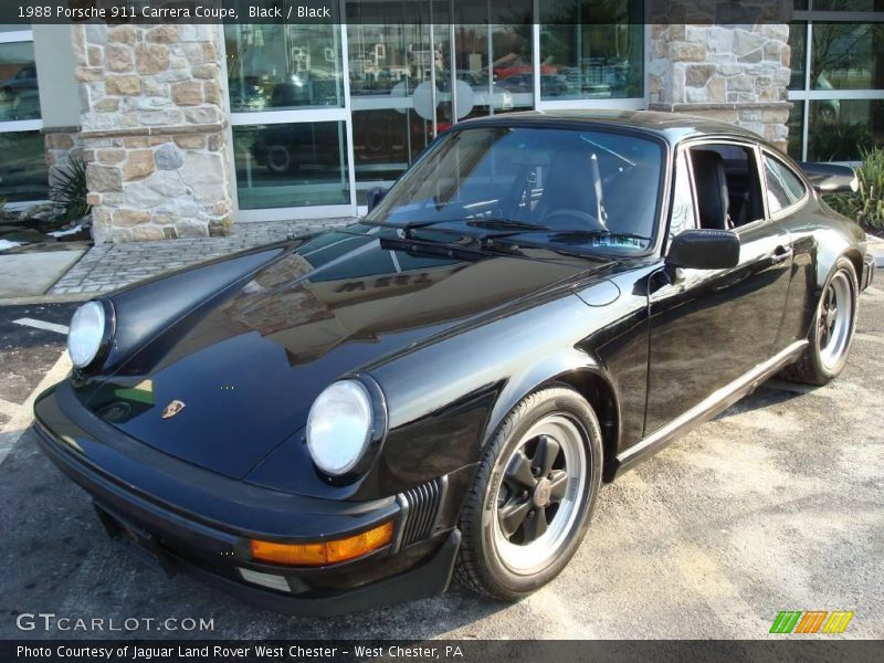 Black / Black 1988 Porsche 911 Carrera Coupe