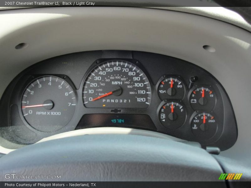 Black / Light Gray 2007 Chevrolet TrailBlazer LS