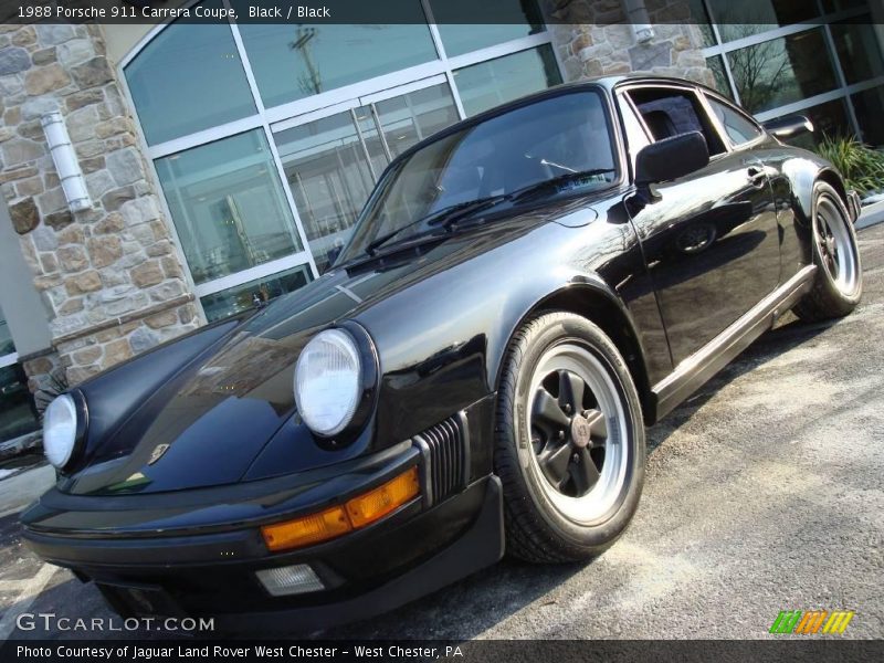 Black / Black 1988 Porsche 911 Carrera Coupe